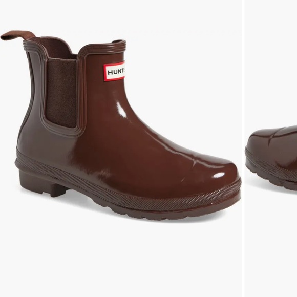 Hunter Original Gloss Waterproof Chelsea Boot (Women) - Picture 1 of 3